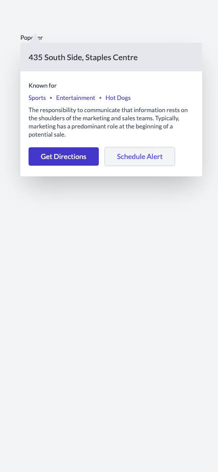 Popover Tailwind Css Components For React Angular Vue